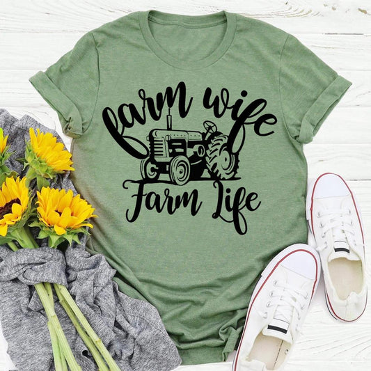 Best Farm Life Village Life T-shirt Tee -03876