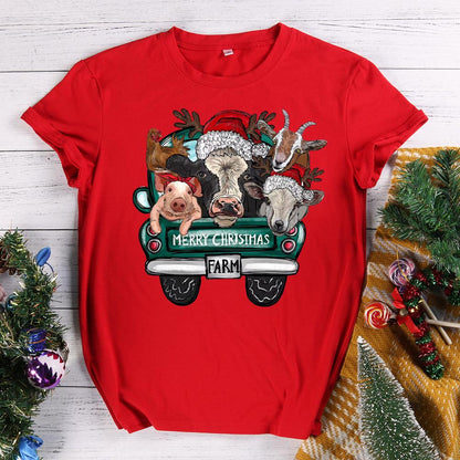 HYC - Merry Christmas Farm T-Shirt-614502