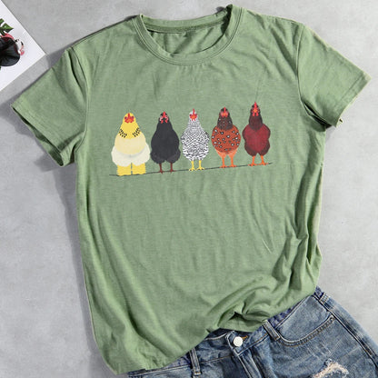 PSL - Farm chickens T-shirt Tee -03951