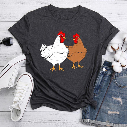 PSL - Chickens Relaxed Fit  T-shirt Tee -05170
