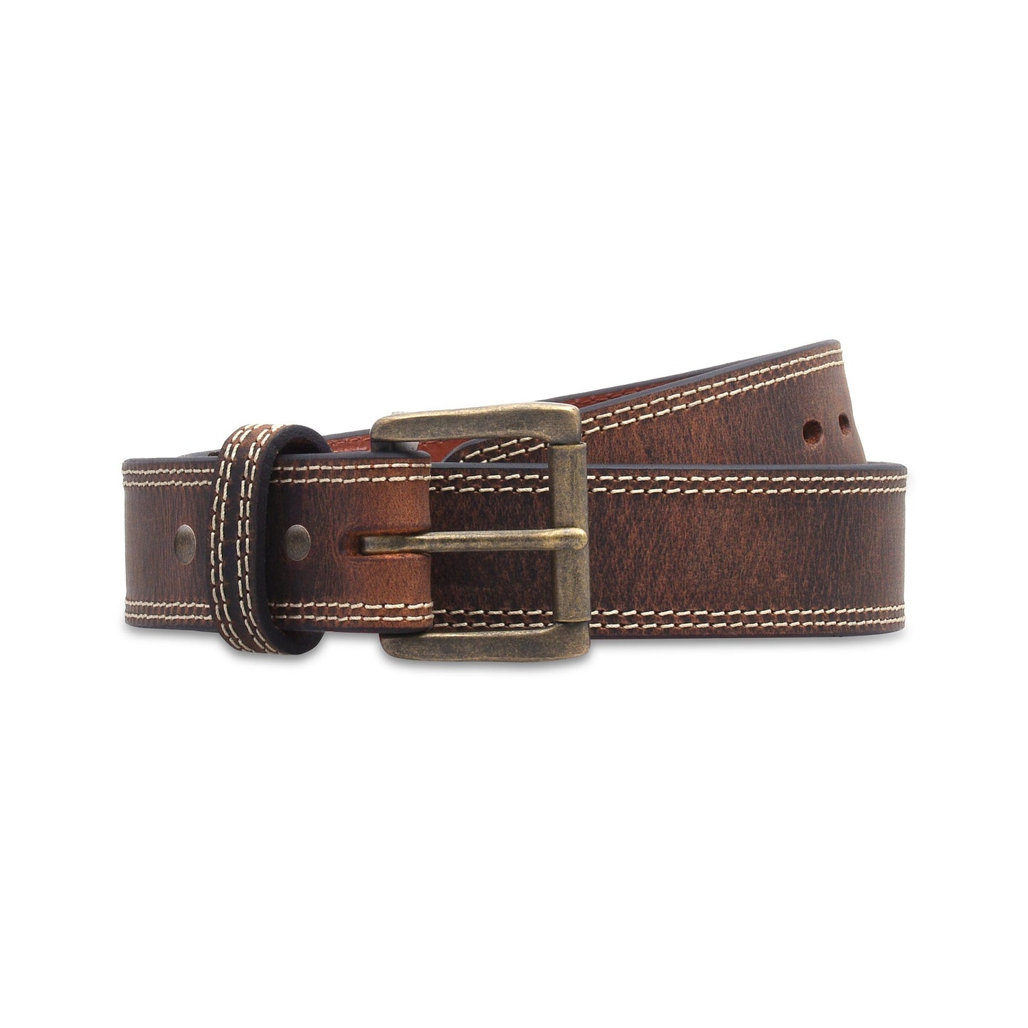 Distressed Extra Thick Double Stitched Belt