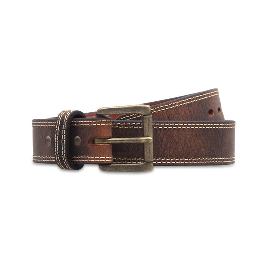 Distressed Extra Thick Double Stitched Belt