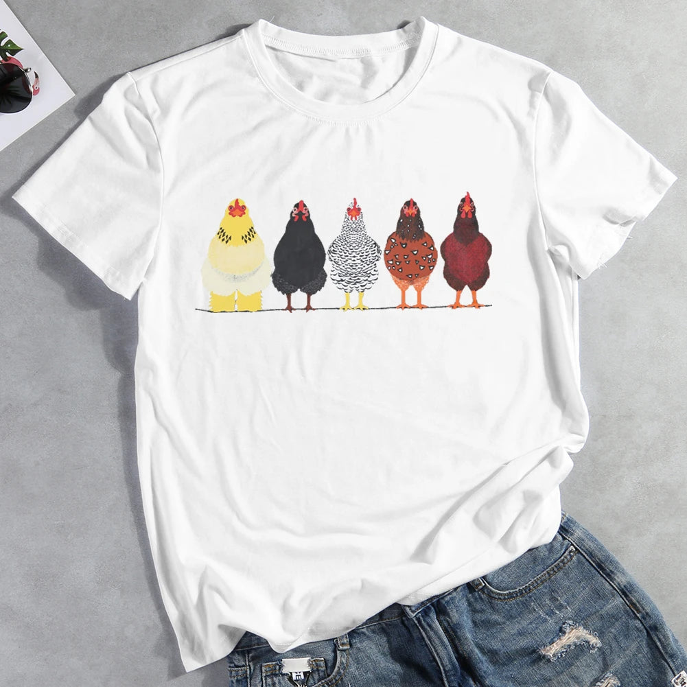 PSL - Farm chickens T-shirt Tee -03951