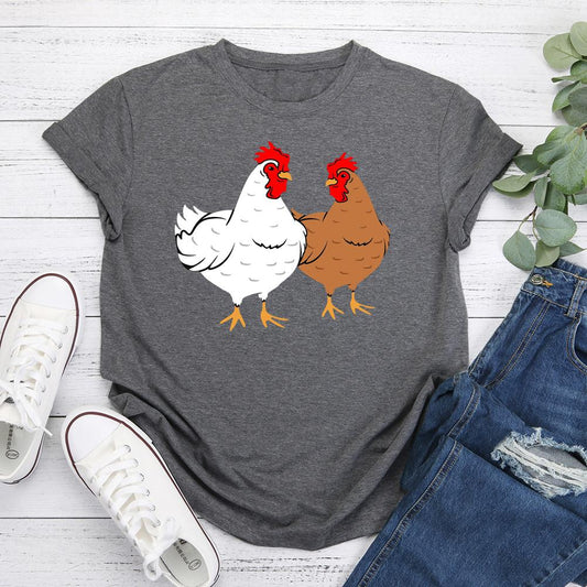 PSL - Chickens Relaxed Fit  T-shirt Tee -05170