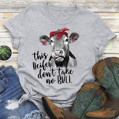 HYC - This heifer don't take no bull farm T-Shirt-04891