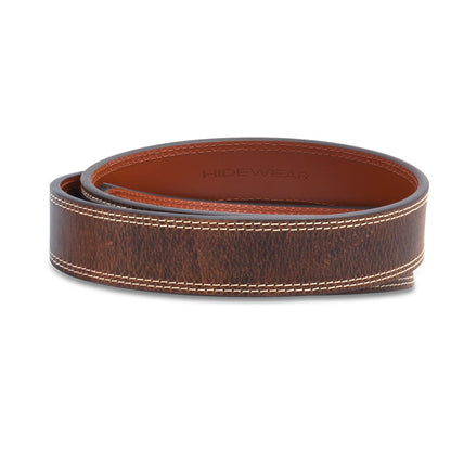 Distressed Extra Thick Double Stitched Belt