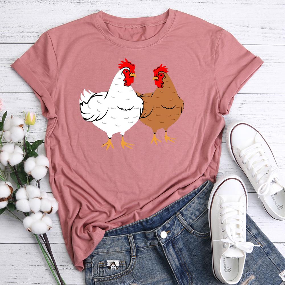 PSL - Chickens Relaxed Fit  T-shirt Tee -05170