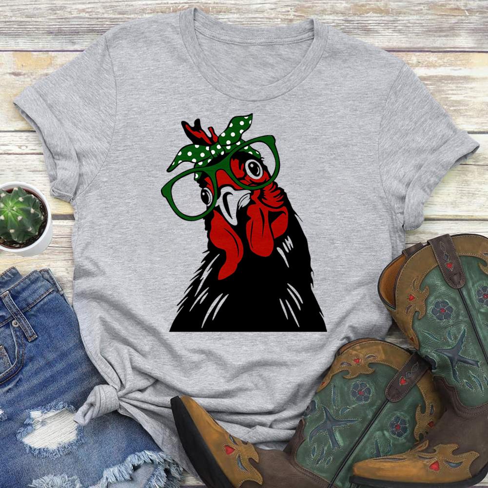 HYC - cow village life T-shirt Tee -03954