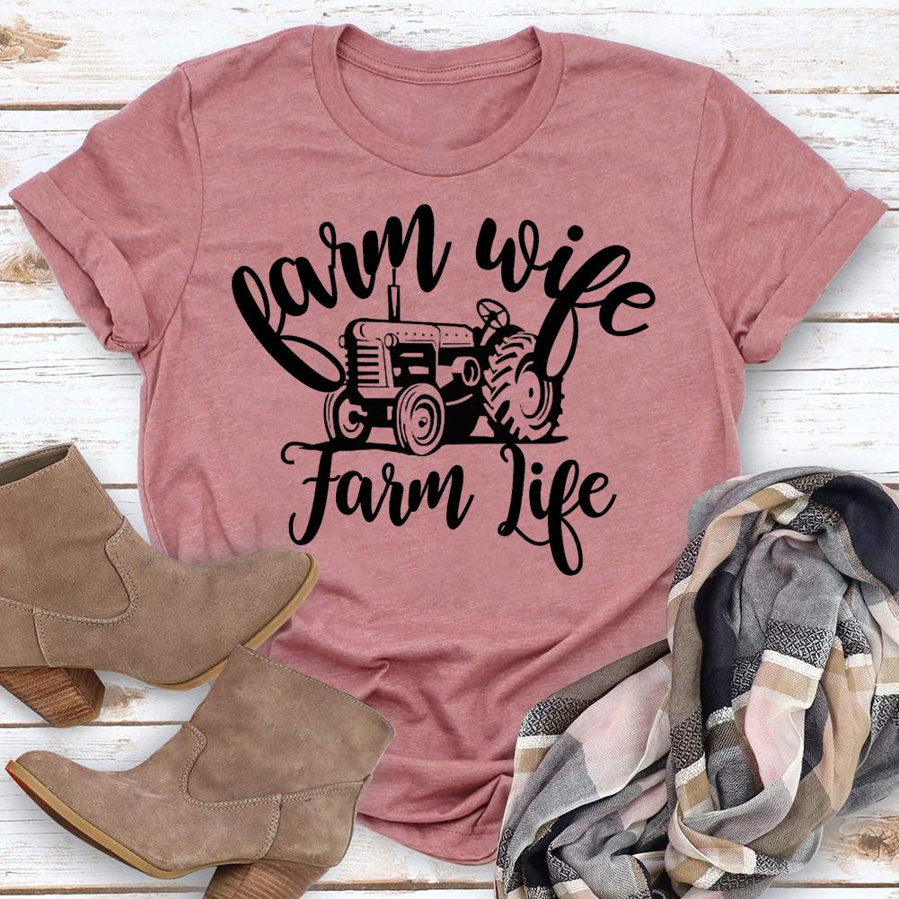 Best Farm Life Village Life T-shirt Tee -03876
