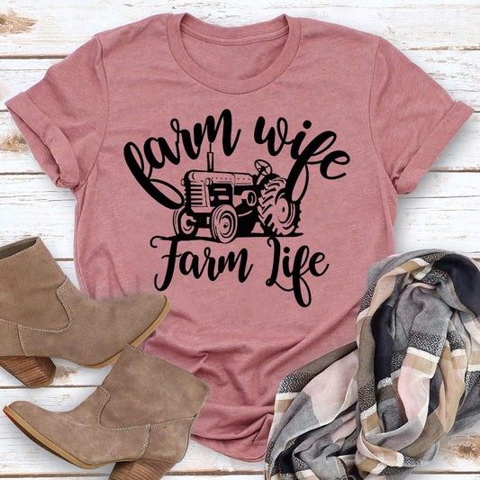Best Farm Life Village Life T-shirt Tee -03876