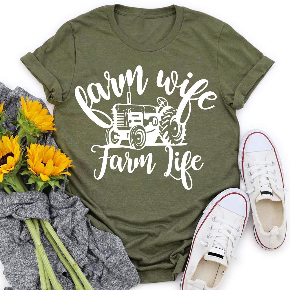 Best Farm Life Village Life T-shirt Tee -03876