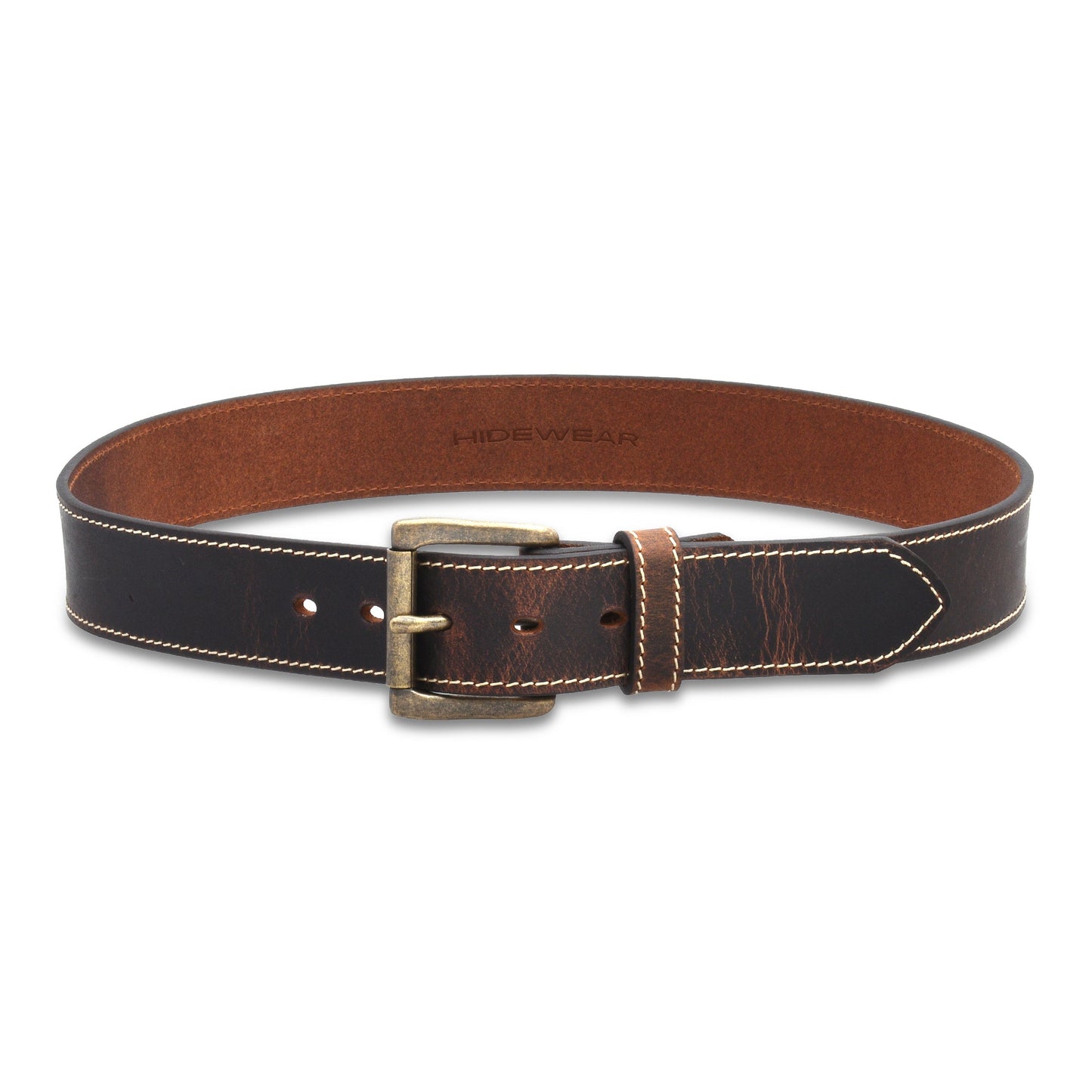 Distressed Everyday Stitched Belt