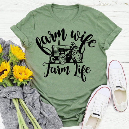 Best Farm Life Village Life T-shirt Tee -03876