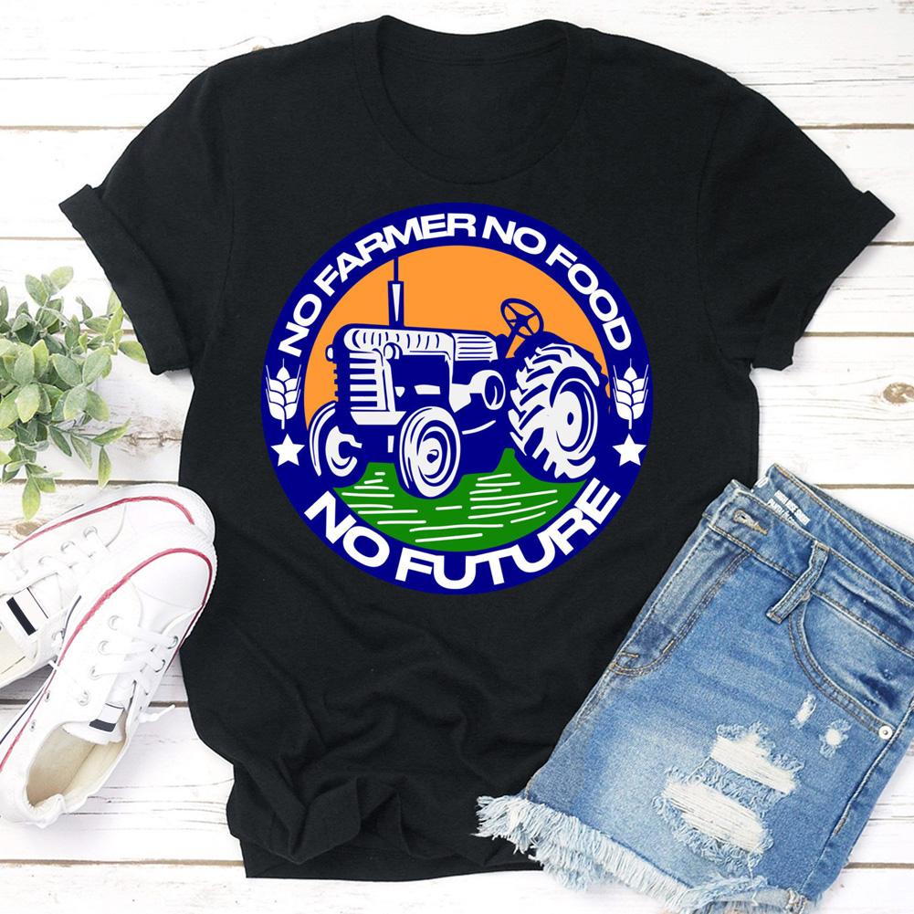 HYC - No Farmer No Food No Future Village Life T-shirt Tee -04882