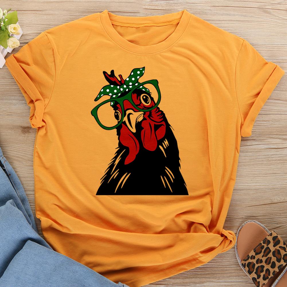 HYC - cow village life T-shirt Tee -03954