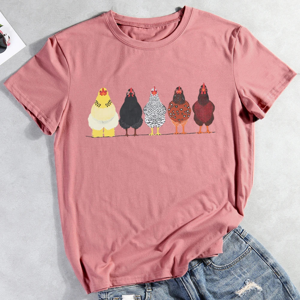 PSL - Farm chickens T-shirt Tee -03951