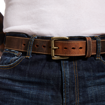 Distressed Everyday Stitched Belt