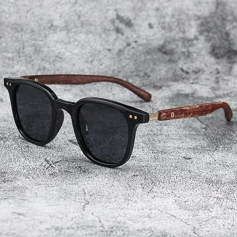 Vintage Wooden Sunglasses
