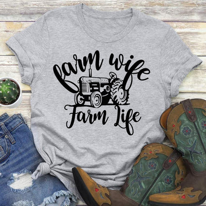 Best Farm Life Village Life T-shirt Tee -03876