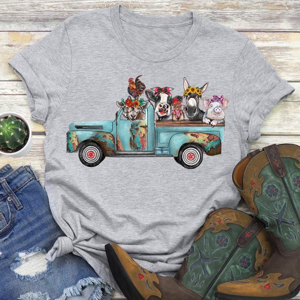 HYC - Funny farm T-shirt Tee-04900