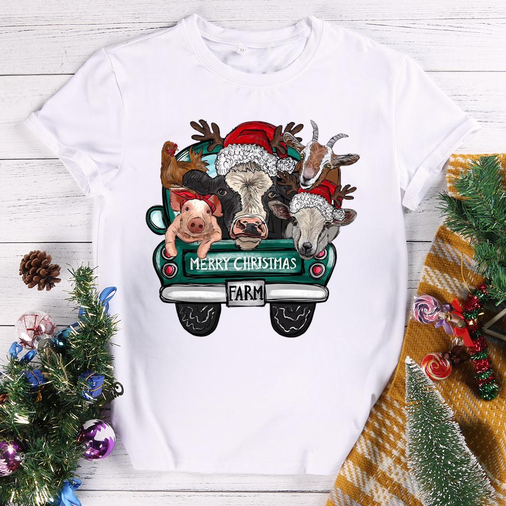 HYC - Merry Christmas Farm T-Shirt-614502