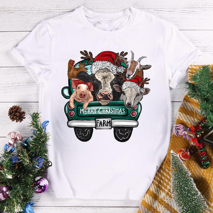 HYC - Merry Christmas Farm T-Shirt-614502