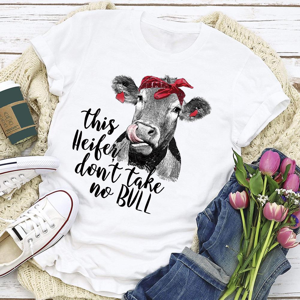 HYC - This heifer don't take no bull farm T-Shirt-04891