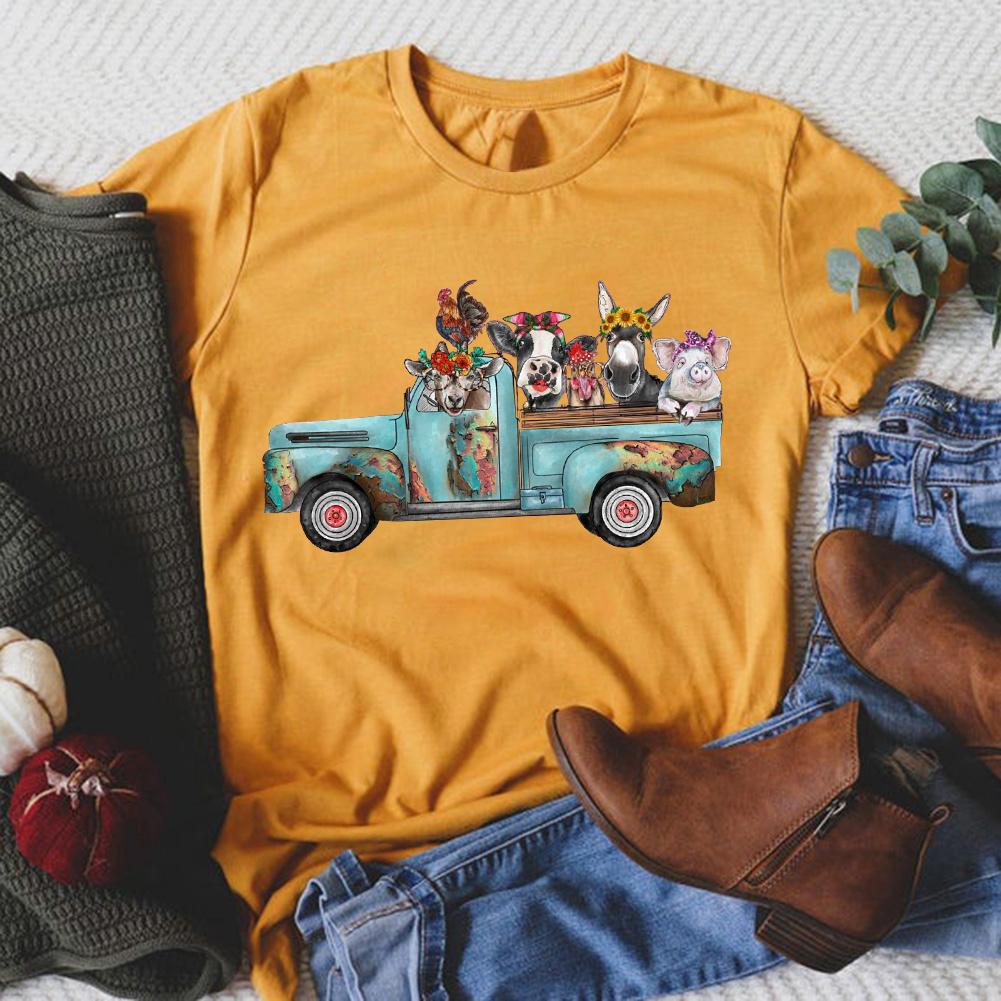 HYC - Funny farm T-shirt Tee-04900