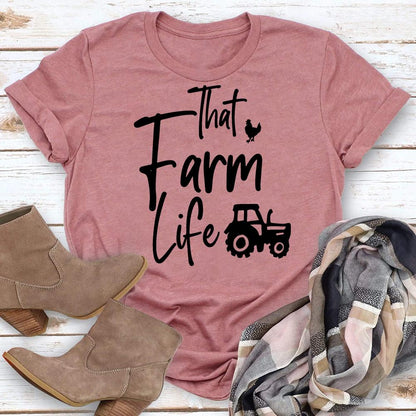 HYC - that farm life Village life T-shirt Tee -04057