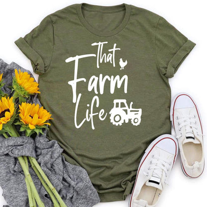 HYC - that farm life Village life T-shirt Tee -04057