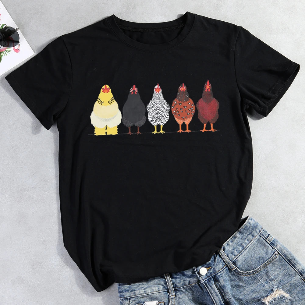 PSL - Farm chickens T-shirt Tee -03951