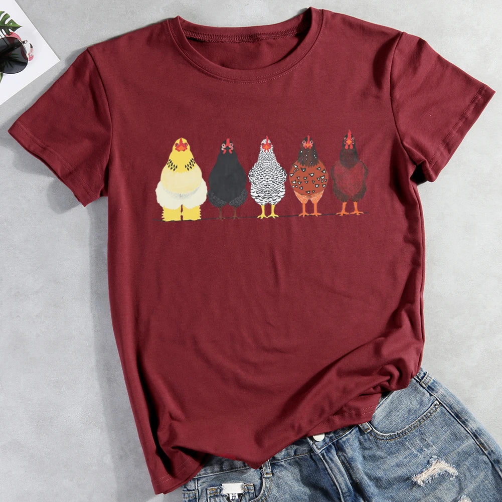 PSL - Farm chickens T-shirt Tee -03951